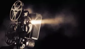 old-fashioned movie projector
