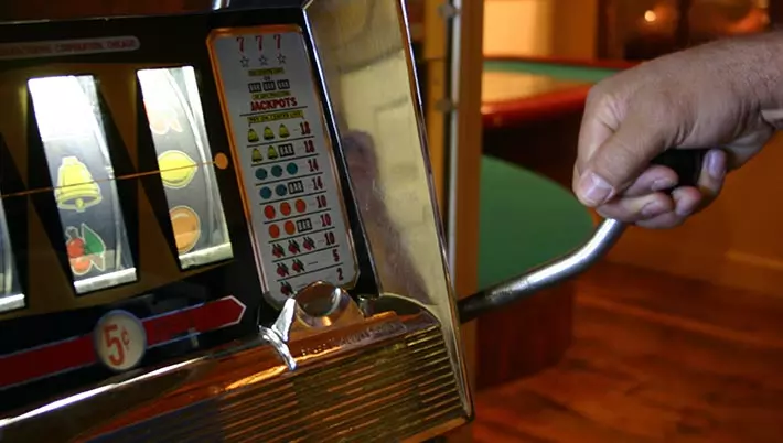 old slot machine  