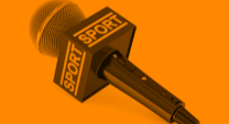 a microphone with a SPORT label on it