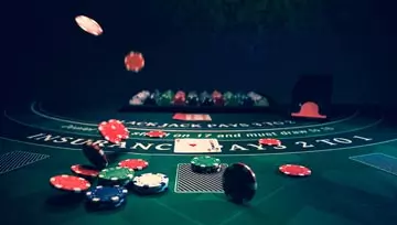 blackjack table