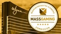 Wynn resorts and the logo of the Massachusetts Gaming Commission