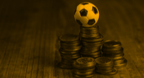 sports balls and coins 